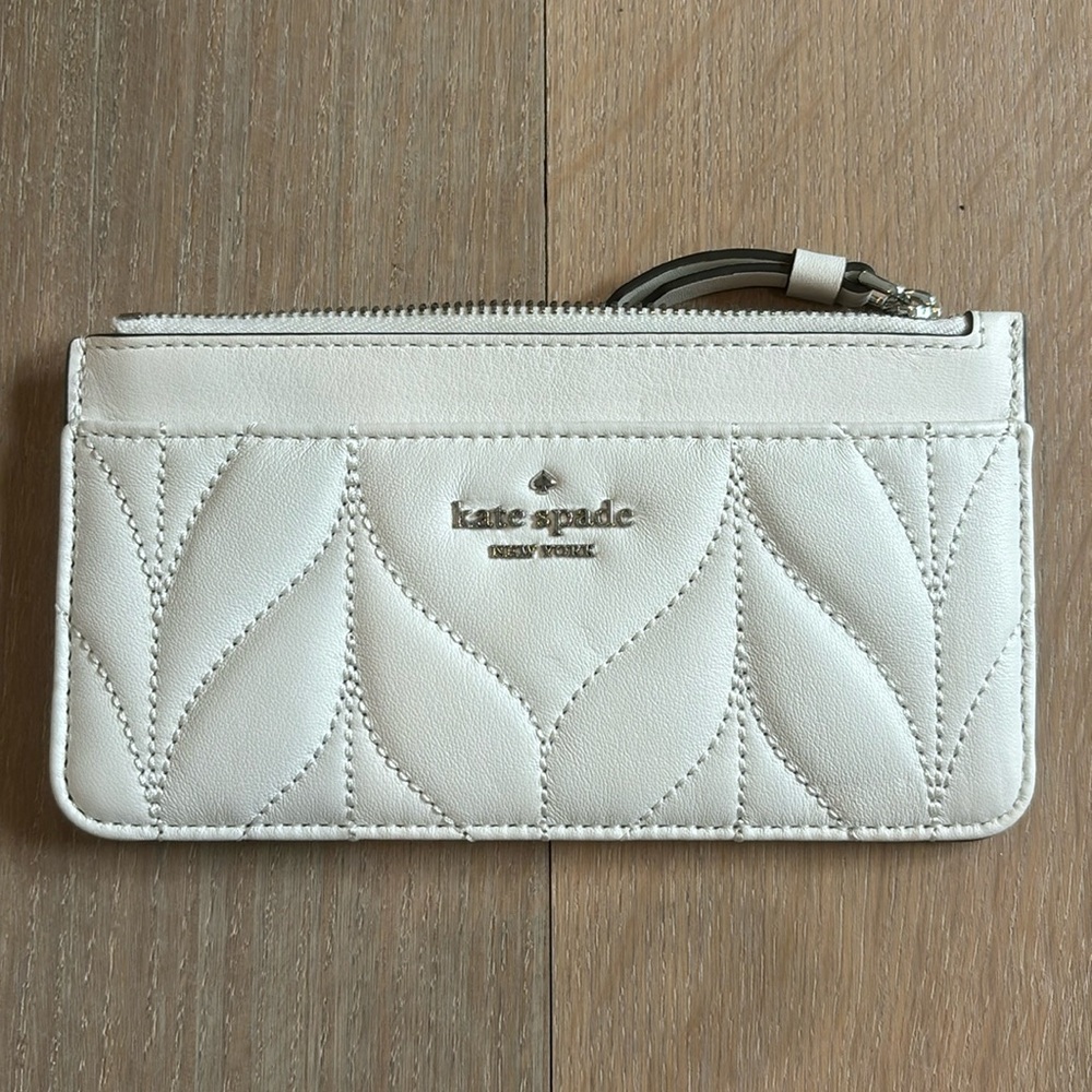 NWT Kate Spade Large Slim Card Wallet